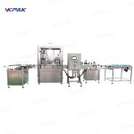 Automatisk små kosmetiske flasker fylling Plugging Capping Etikettlinje