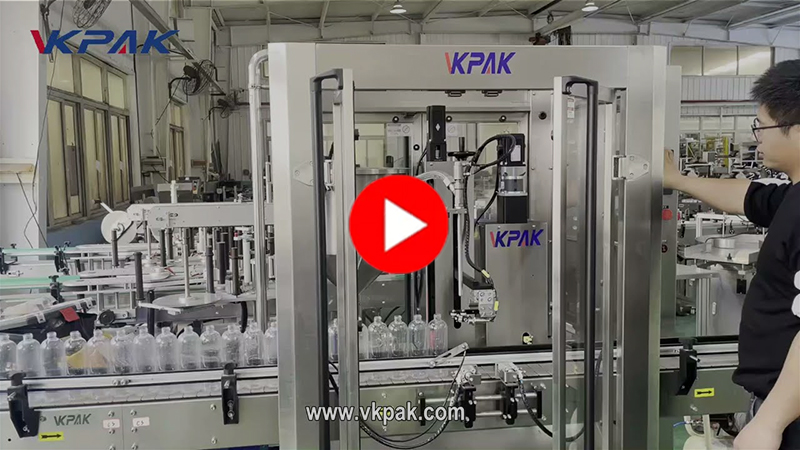 Enkelthodefyllingslinje for saus, sjampo