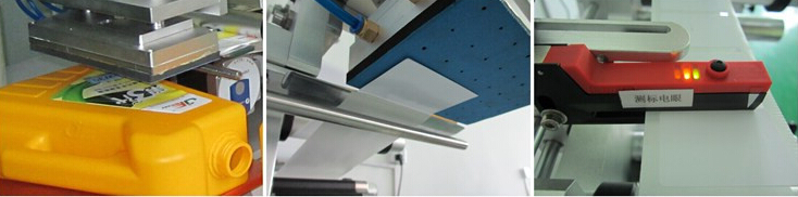 Tutposer Plastposemerkemaskin semiautomatisk for flat overflate