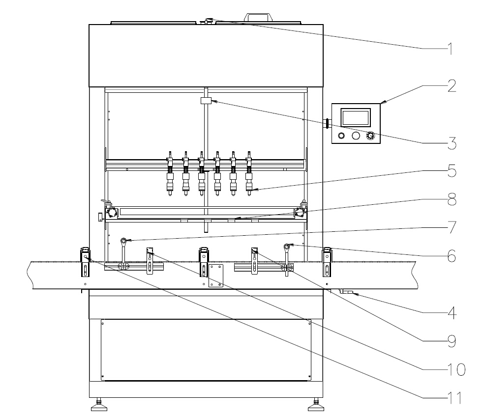 drawing of overflow filling machines overløpsfyllingsmaskineri automatic.jpg