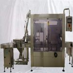 Automatisk inline glasskrukker Vakuumlokkmaskin med metalldetektor