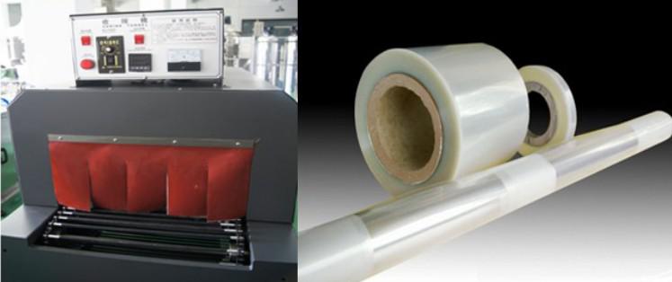 shrinkage tunnel with PE film krympetunnel og pe film.jpg