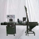 Automatisk lineær vakuumlokkmaskin for glasskrukke i næringsmiddelindustrien