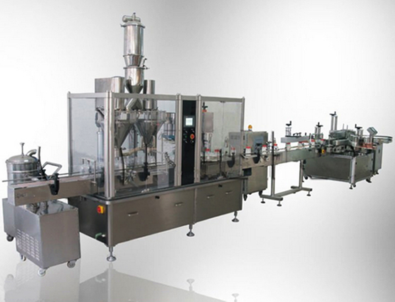 filling capping labeling packaging line for bottles pharma fylling avdekning labeling line.jpg