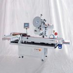 Høyhastighets lineær servoampulle flasker Vannrett merkemaskin