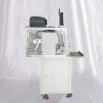 Halvautomatisk kabeltråd-klistremerke Skriv ut-påfør foldemerkemaskin