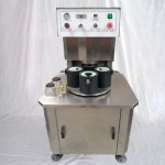 Halvautomatiske Lug Caps Glass Krukker Flasker Chuck Vacuum Capping Machine