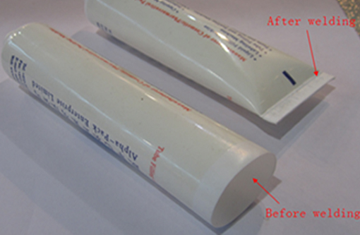 welding samples by ultrasonic tube sealer sveiseprøver med ultralydrørforsegling.jpg